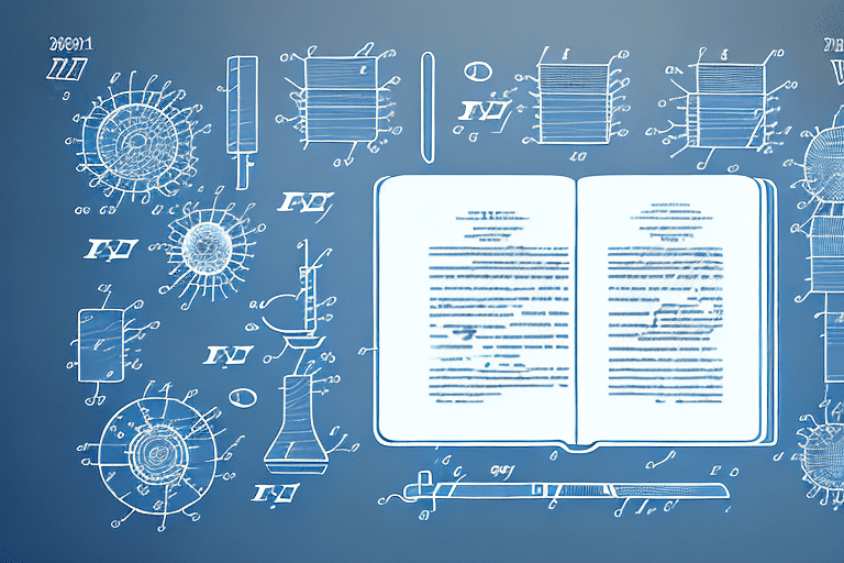 A bundle of documents symbolizing a patent