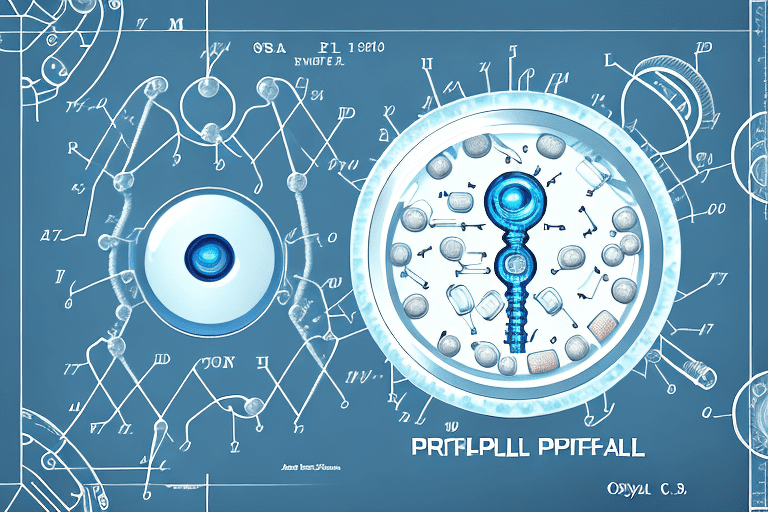 A stylized version of a pharmaceutical pill with a keyhole in it